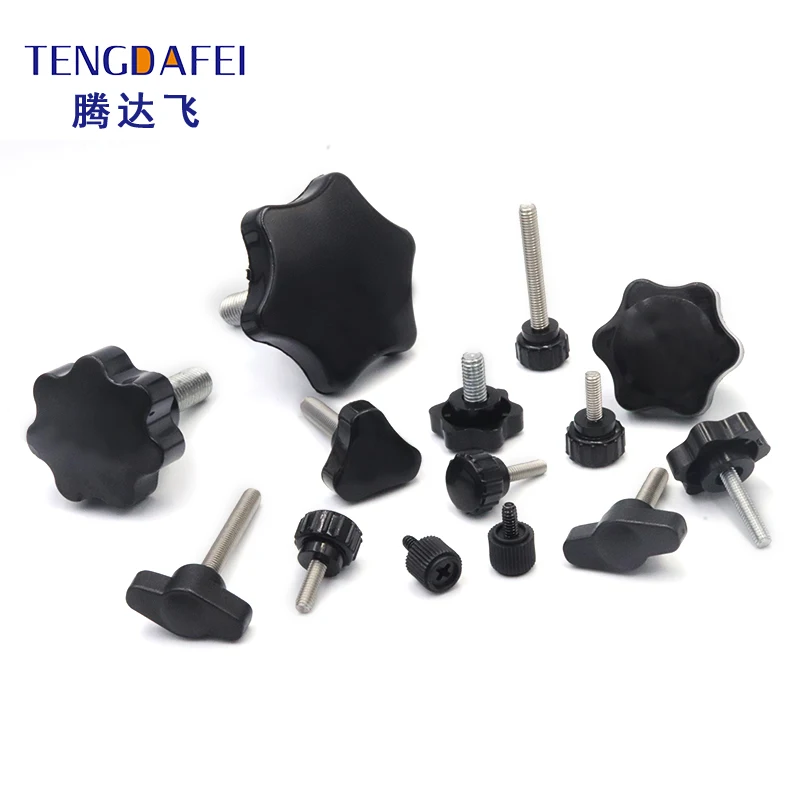 Tengdafei Supply High Quality M3 M4 M5 M6 M8 M10 Plastic Thumb Screw Or