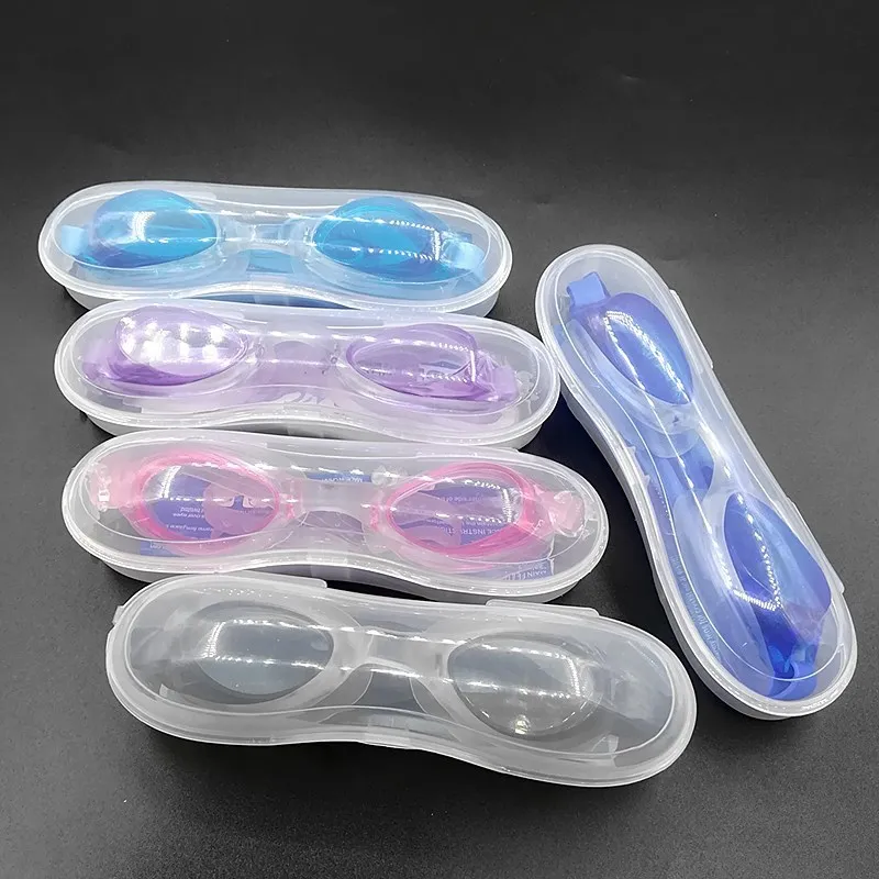 Профессиональные гоночные противотуманные очки для плавания Jetshark защитные глаз взрослых детей силиконовая прокладка оптовая продажа в коробке