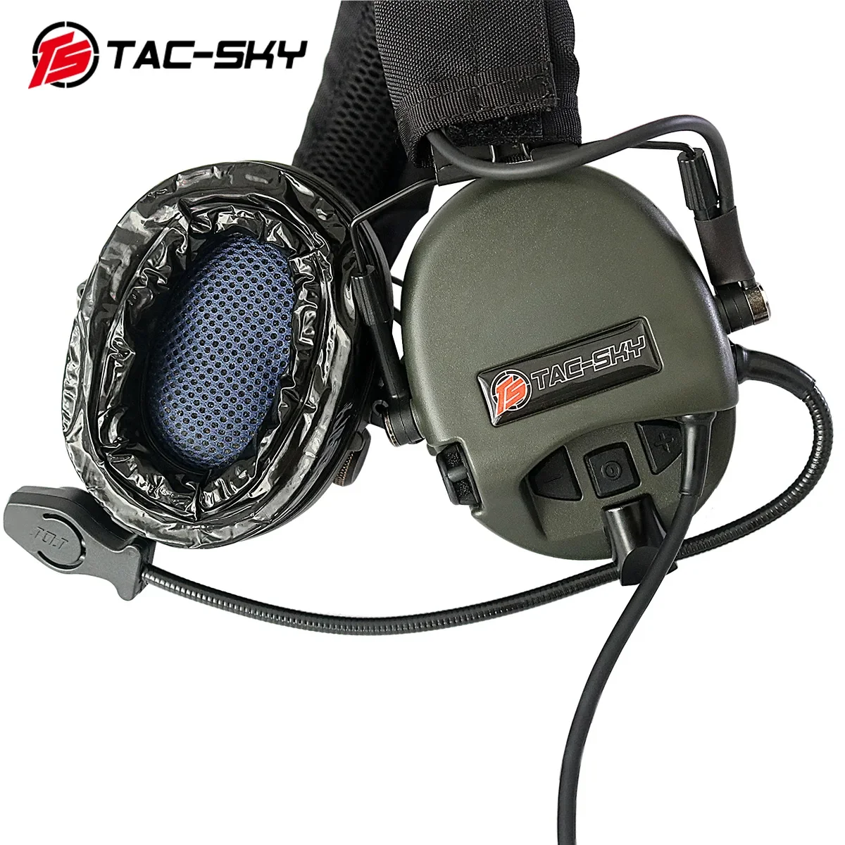 Tacsky Tactical Electronic Shooting Earmuffs Outdoor Hunting Sport
