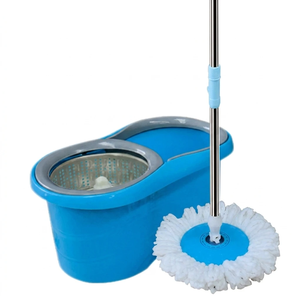 Manufacturer Wholesale 360 - Degree Rotation Spin Technology Microfiber Wringer Mop Bucket for Floor Cleaning Rotary Mop
