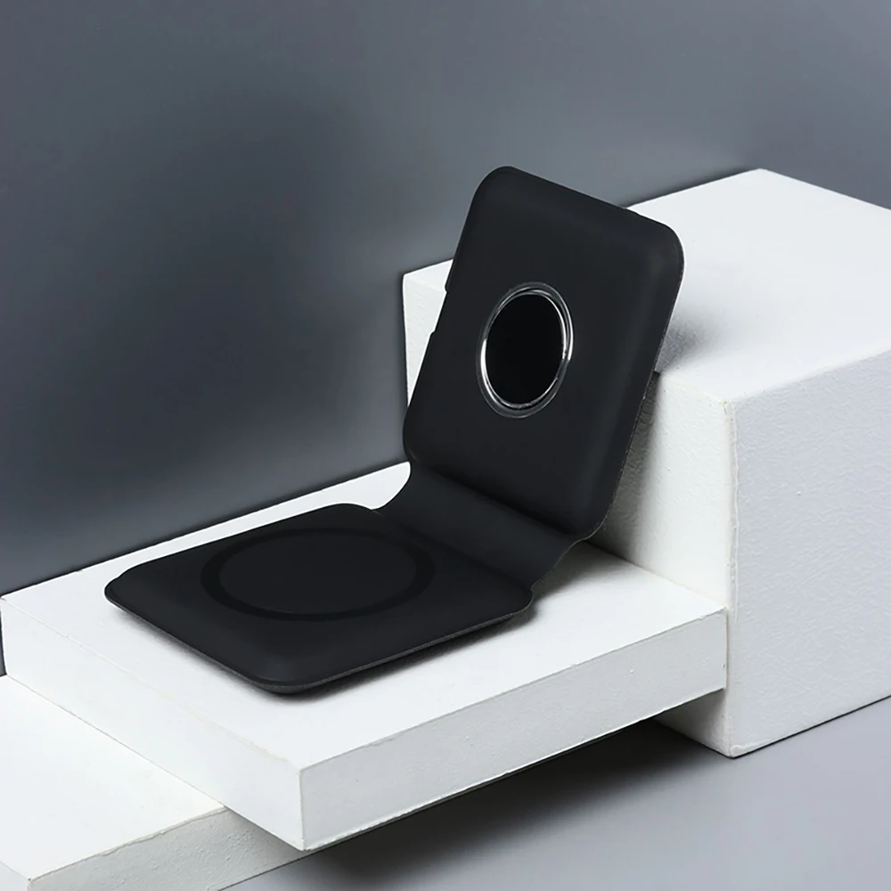 For iPhone 11 12 13 Pro Max Mini Magnetic Qi Wireless Charger For Apple Watch 6 SE 5 4 3 2 For Airpods Pro 3 2 Wireless Charger