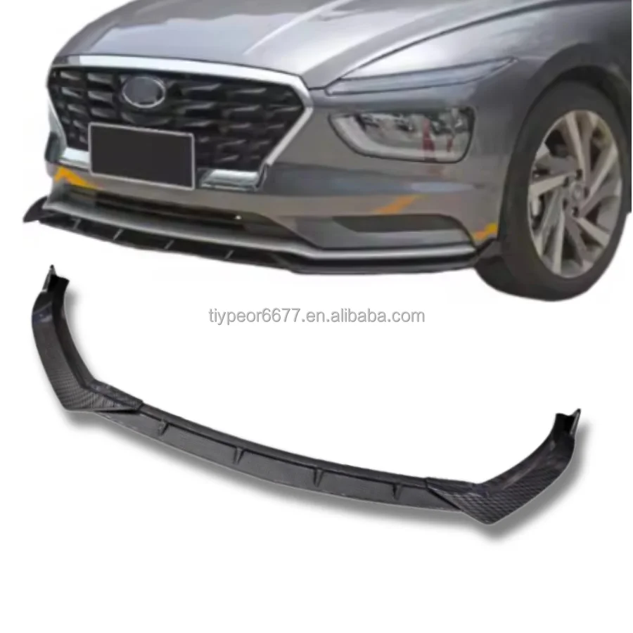 product tiypeor modified car front exterior decoration car front bumper lip splitter diffuser car accessories for hyundai mistra 2021-3