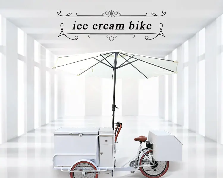 Electric Ice Cream Bike for Sale - Cool Drinks Mobile Shop