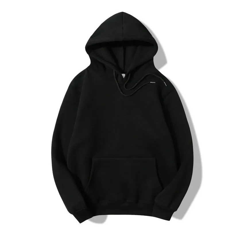 100% Cotton Men's Hoodies & Sweatshirts Plain Blank Hoodies Custom Logo ...