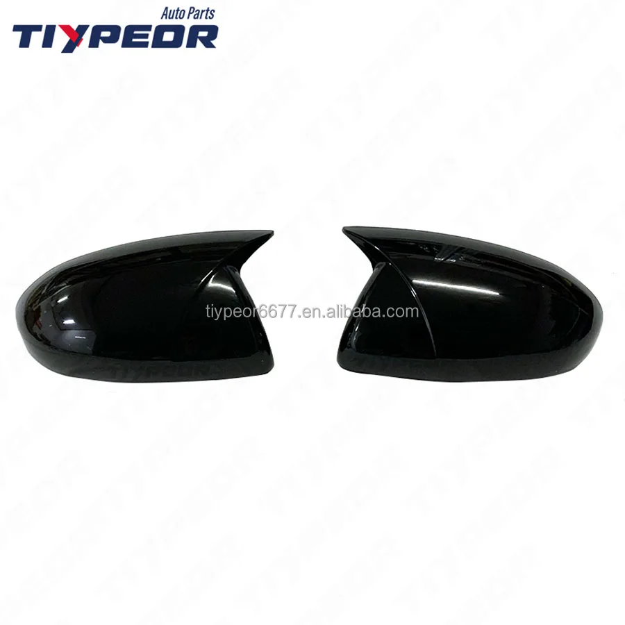 product tiypeor rear view mirror cover for mazda 3 2008 2012 for sports style covers with light gap mirror shell auto accessories-4