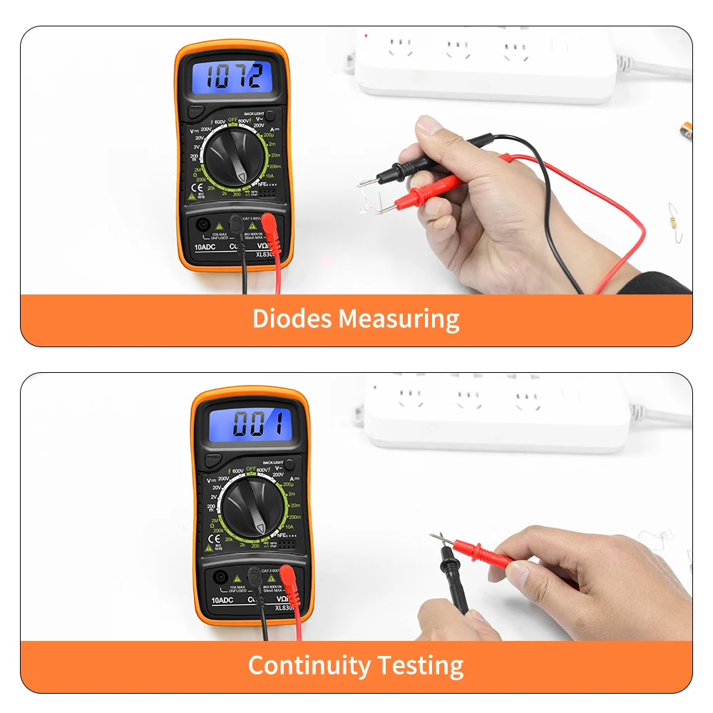 XL830L Multimeter - Precision Measurement for 600V 10A