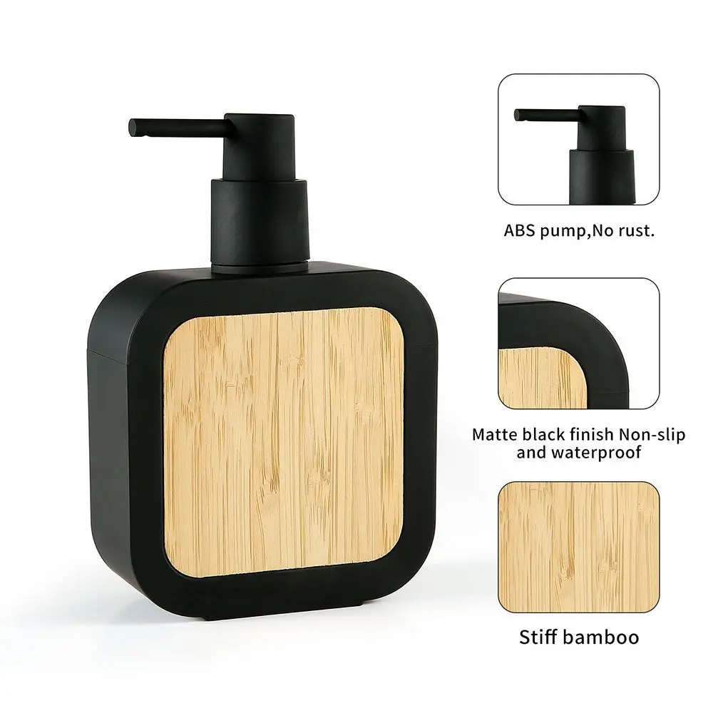 Modern Farmhouse Style Hand Soap Dish Soap Dispenser With Bamboo For   Ha12670aaa8d944fb831089a64d0cc8a7D 