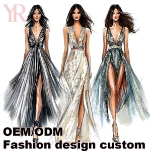 OEM China Factory Custom Clothing Manufacturer Make Own Brand Customized Service High Quality Clothing Custom Women Dresses