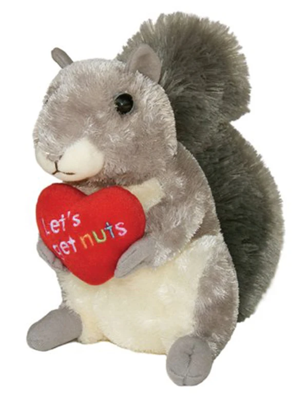 squirrel valentine stuffed animal