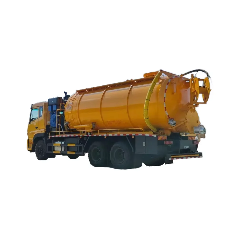 Caminhão ISUZU Giga 6x4, 20m³, para Lixo e Esgoto a Vácuo com Jateamento Manual, Caminhão de Sucção de Esgoto a Diesel 6x4 para Venda