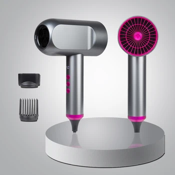Lightweight Digital Blow Dryer Ionic Hair Dryer with Comb Attachment