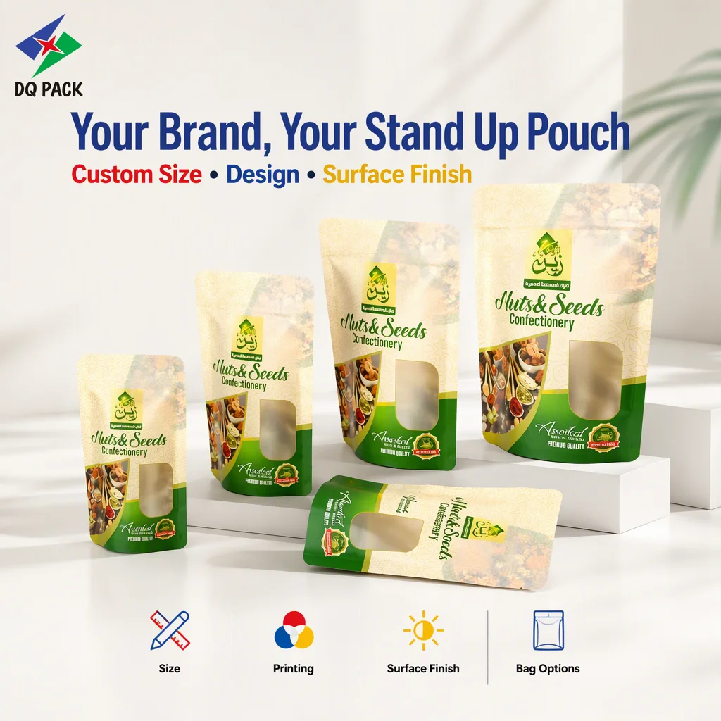 Stand up Pouch Manufacturer Custom Logo Gravure Printing Wholesale Flexible Packaging Supplier Oem Odm Factory