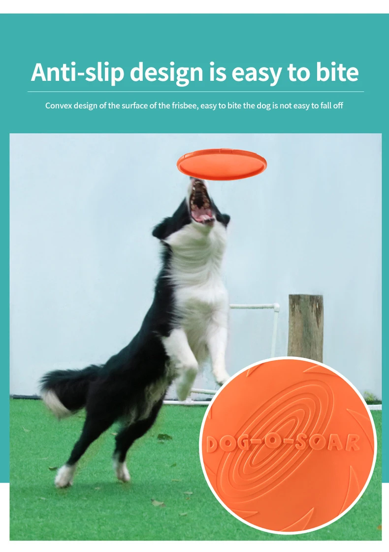 Pet Toy Dog Training Nontoxic Natural Soft Tpr Dog Frisbeed Toy Floats