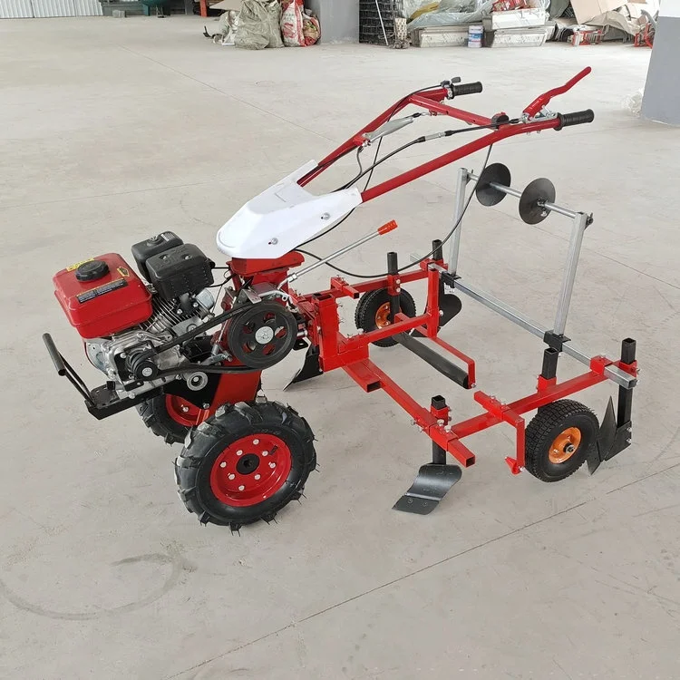 Plastic Mulching Machine Hand Plastic Mulch Layer Laying Machine Micro Tiller Cultivator