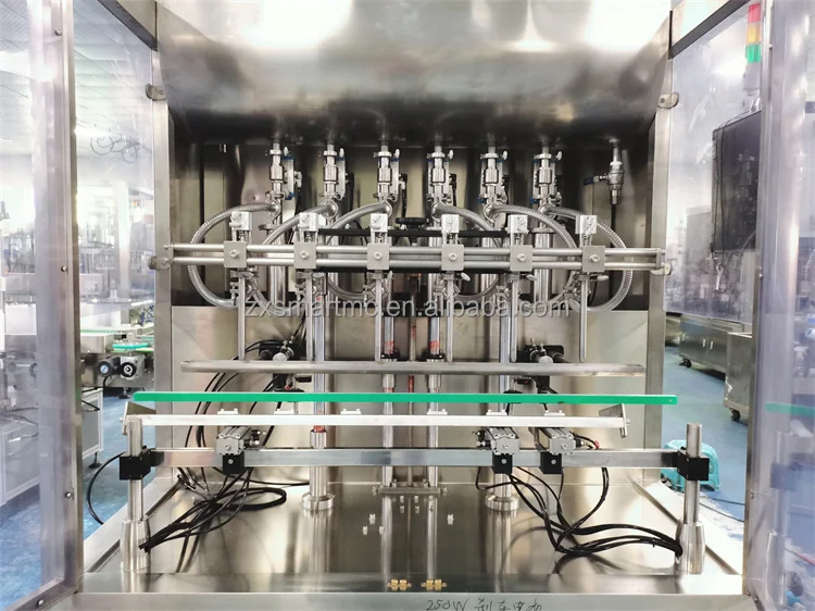 Автоматическая машина для розлива парфюмерного жидкого моющего средства с магнитным насосом с 2/4/6/8/10 головками