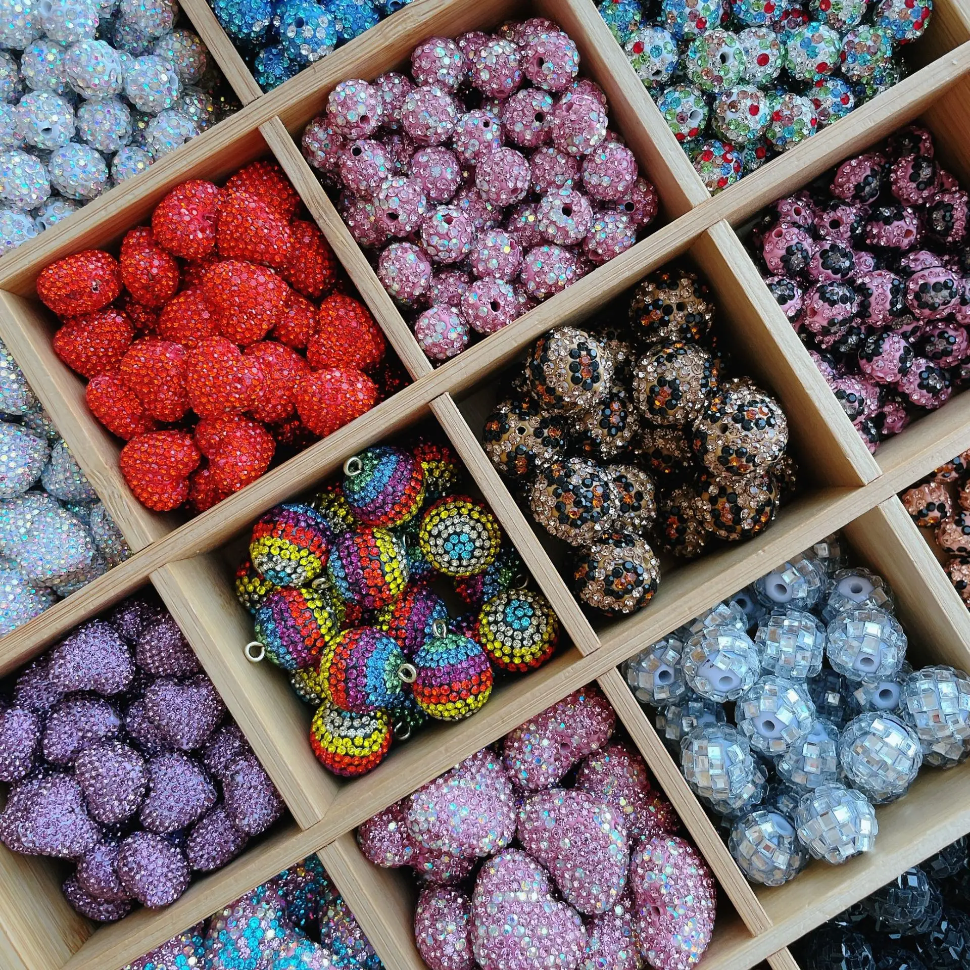 Perline Distanziatrici 50/100 Pezzi 4 6 8 10 Mm Strass Rondelle - Foto 7