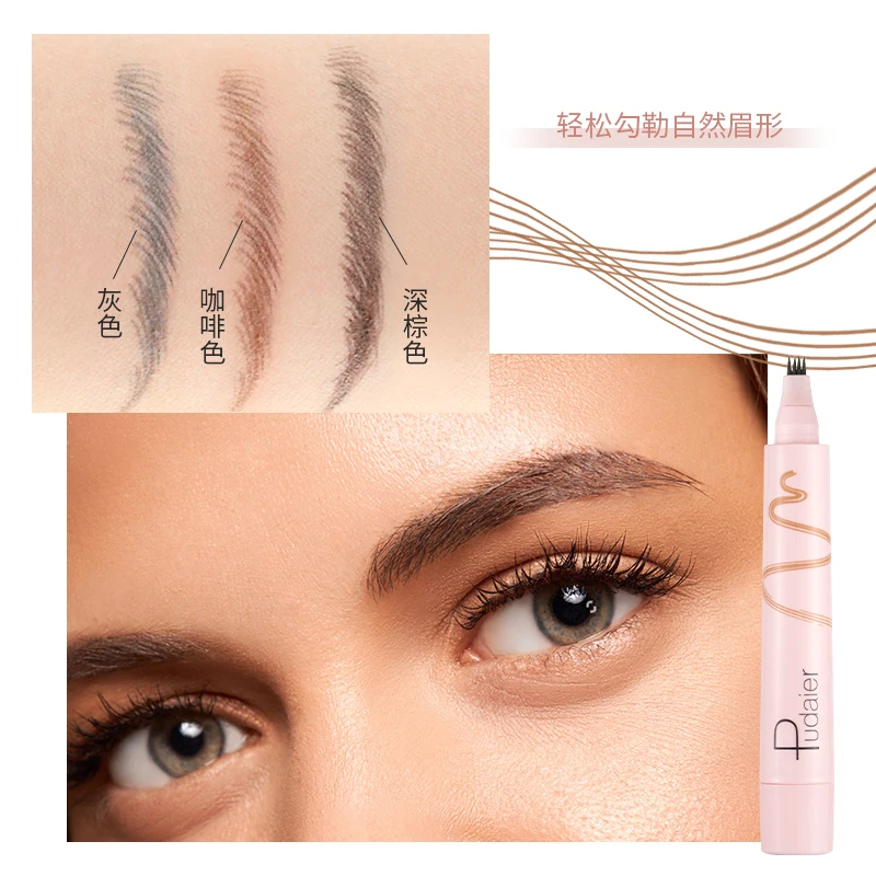 wholesale pudaier new eyebrow pen 4| Alibaba.com