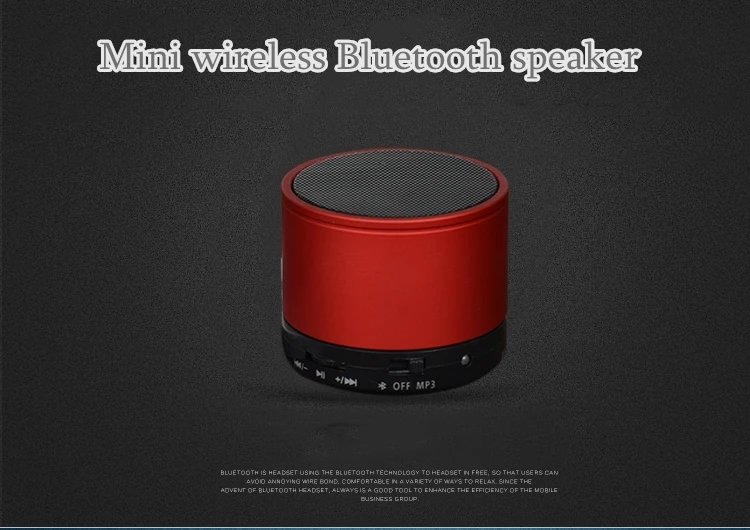 small steel gun portable plug card FM call mini bT speaker Card speakers for hands-free calls wireless speaker S11 - ANKUX.COM