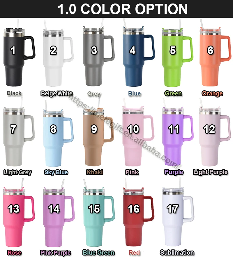 2023 New 40oz 40 Oz Thermal Travel Mug White Color Blanks Sublimation ...