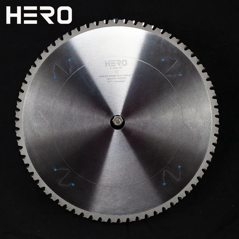 Hero 305mm Dry Cut Saw Blade Circular Cermet Cold Saw Blade For Solid