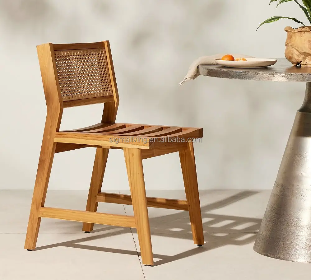 durable design teak furniture garden furniture patio dining chair set outdoor chairs