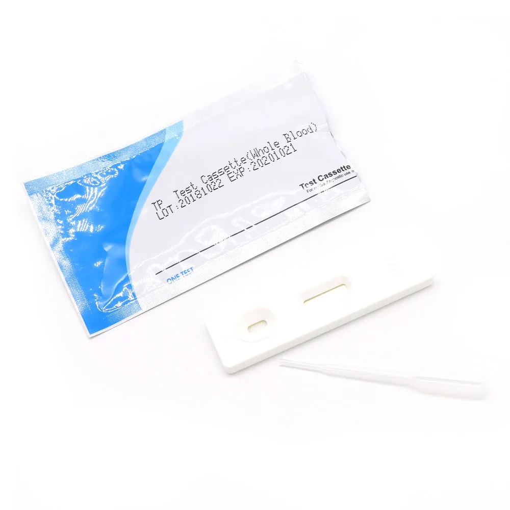 Medical Disposable Diagnostic One Step Syphilis TP Rapid Test Cassette factory