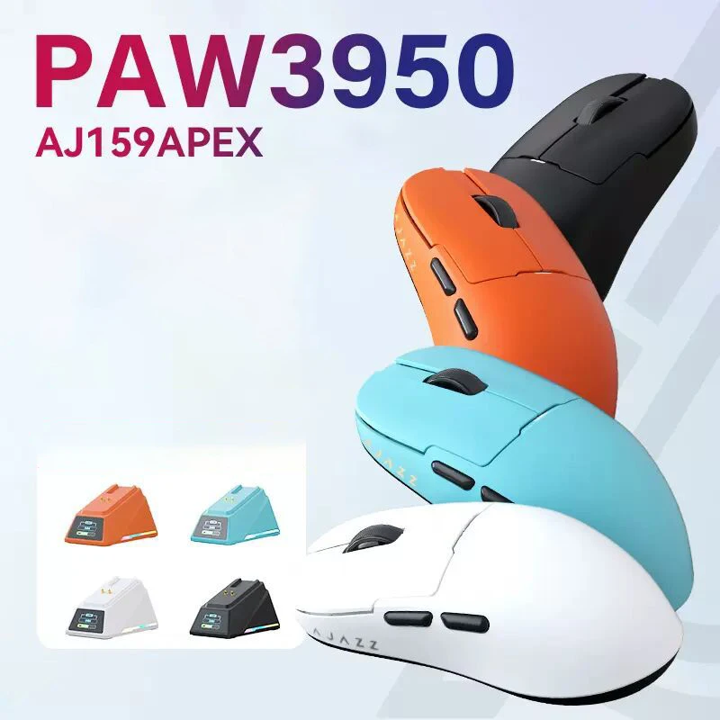 Ajazz AJ159 APEX üç modlu PAW3950 şarj edilebilir bilgisayar oyun