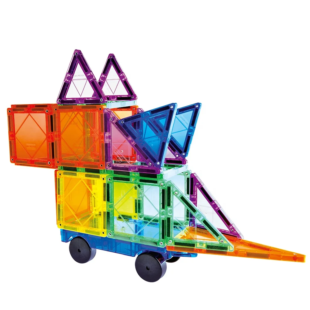 MAG-WISDOM Revit Blocks Magnetic Tiles Building Blocks Educational Magnetic Tiles for Kids