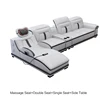 Asiento de masaje + Asiento doble + Asiento individual + Mesa auxiliar