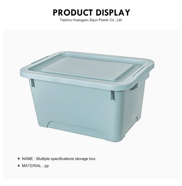 Multifunctional Durable Rectangular Stackable Organizer Plastic Storage