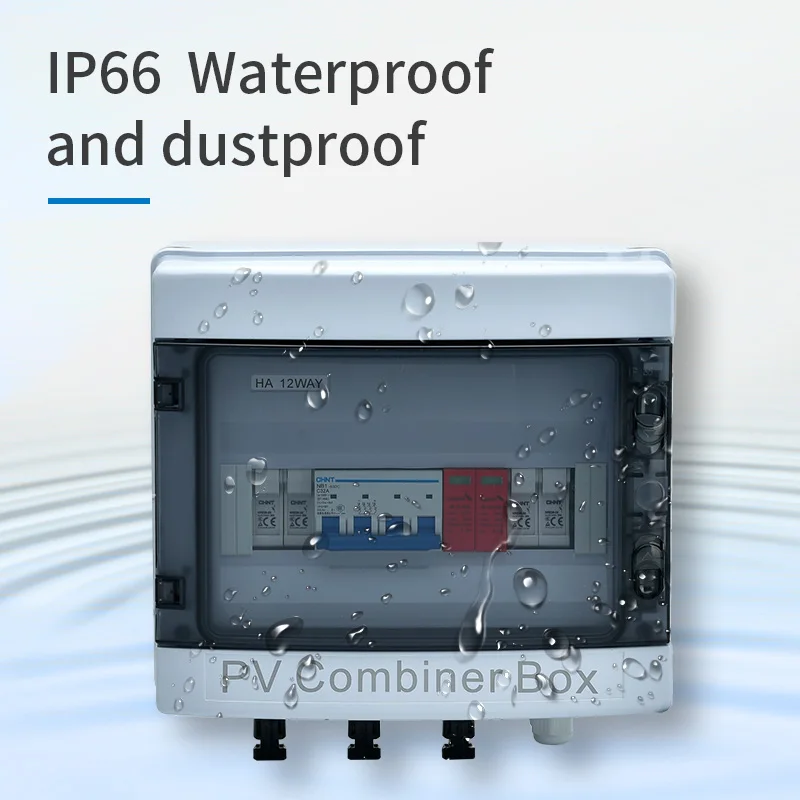 Saipwell PV BIPV Combiner Box Waterproof  Solar Cell Combiner Box 1000VDC Solar Module Junction Box