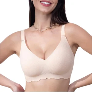 High Quality Wholesale Seamless Push up Wireless Bra for Women Lace Soft Full Cup Breathable Everyday Bralettes