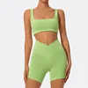 Bra+Shorts - Light Green