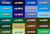 Couleurs RAL