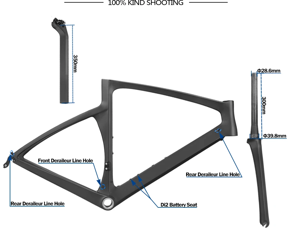 Spot now available T1000 carbon fiber road bike frame road bike frame