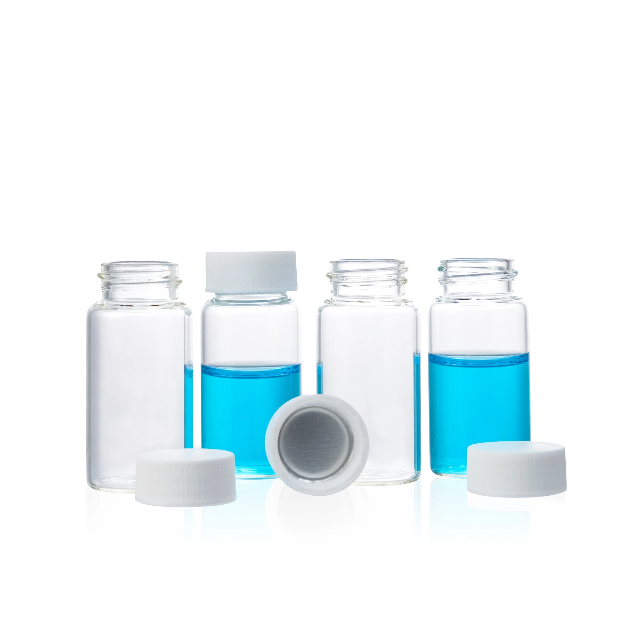 Alwsci Glass Scintillation Vials 20ml Pp/foil For Liquid Scintillation