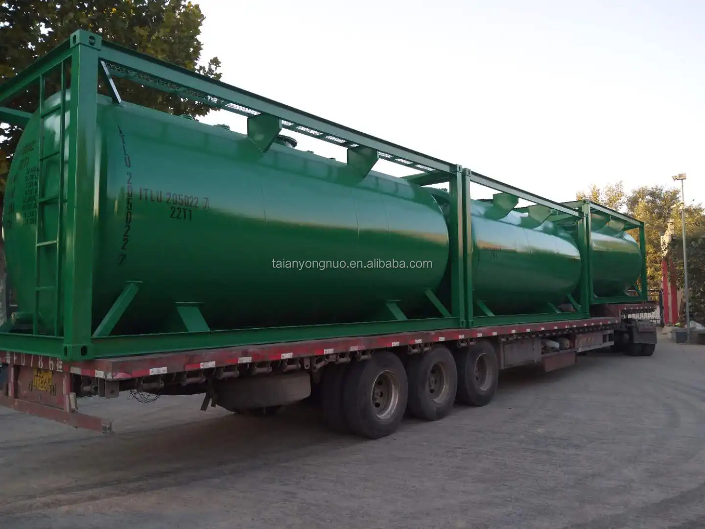 20ft Standard Iso Oil Storage Tank Chemical Storage Tank / 40ft