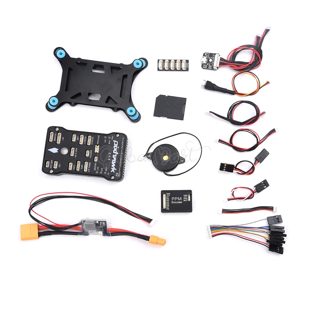 Pixhawk Px4 Autopilot Pix 2.4.8 32 Bit Flight Controller 4gb Card Ppm ...