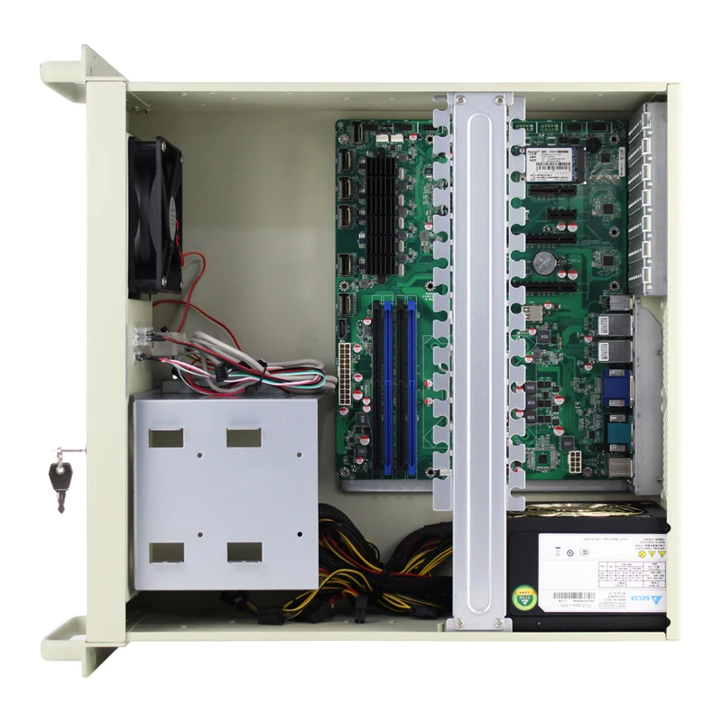 High-quality 4U Rackmount Server Chassis Security Monitoring case Pc ...