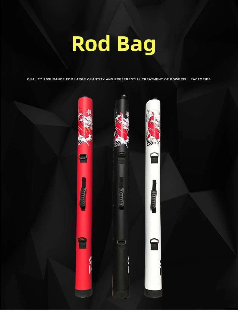 Fishing Rod Bag 4 Colors Leather Fishing Rod Leather Case Fly Rod Case ...
