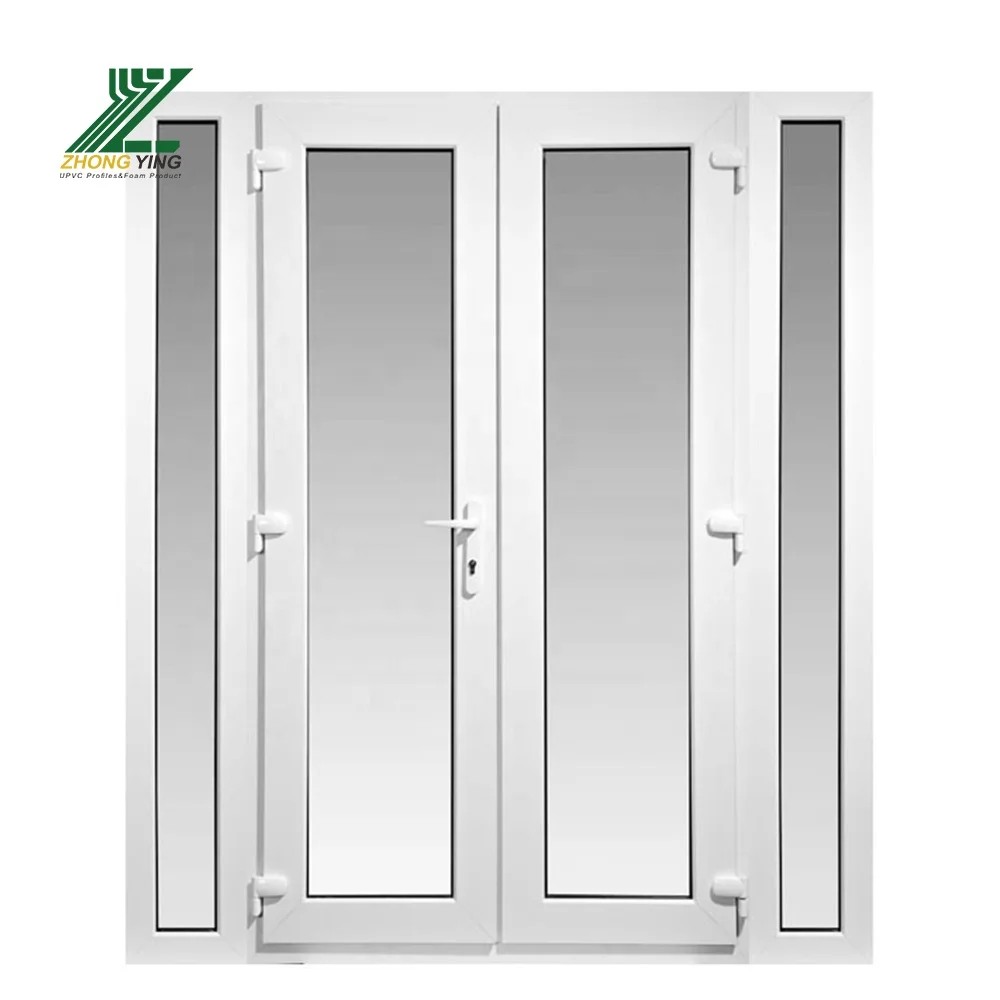 Upvc Pvc  Windows Doors Profile High Impact Indoor Conch Modern Glass Wpc Sale Half  Designs Folding Door Window