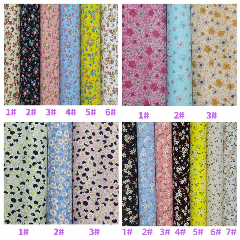 Оптовая продажа тканых платьев на заказ Тропический цветочный цифровой принт Challis из 100 искусственного шелка