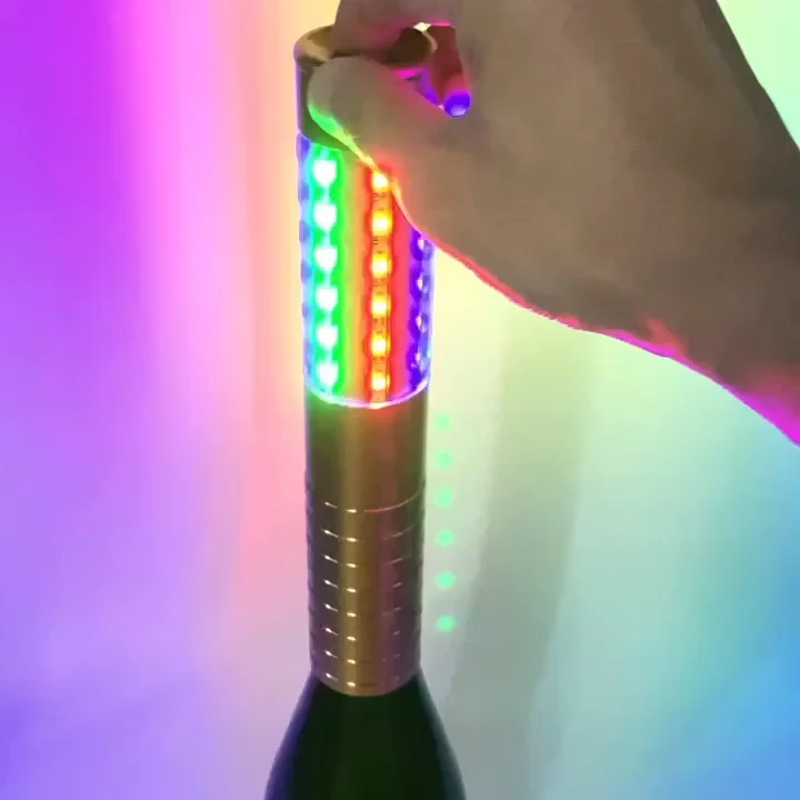 led strobe bottle topper