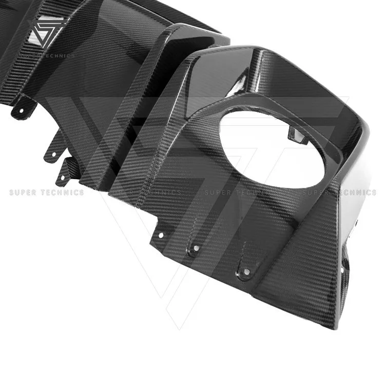 Carbon Fiber Rear Diffuser for Audi R8 V10 2021-2023 Car Rear Bumper ...