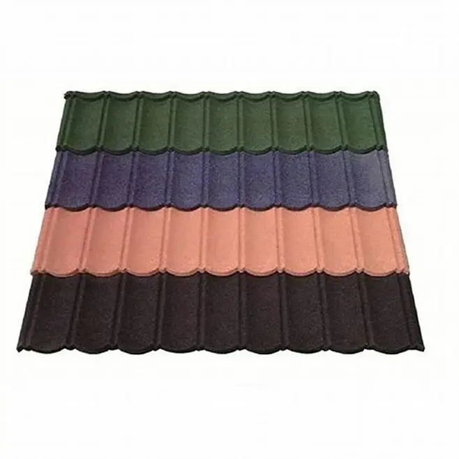 Galvalume Roof Stone Coated Metal Roof Tile Color Coated Roof Plated supplier