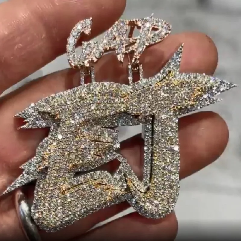 VVS Diamond Initial Charms – Jain The Jeweler