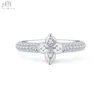 18K Solid White Gold