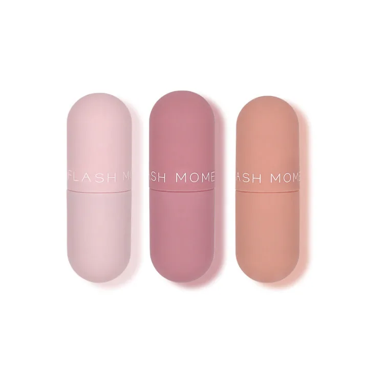 High Quality FLASH MOMENT Moisturizing Matte 3 Colors Mini Capsule Lip Gloss Set Lipstick
