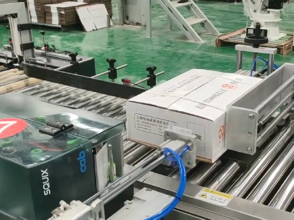 Focuspack Instant Printing and Labeling Machine With Computer Efficient Carton Box and Label Sticker Printer