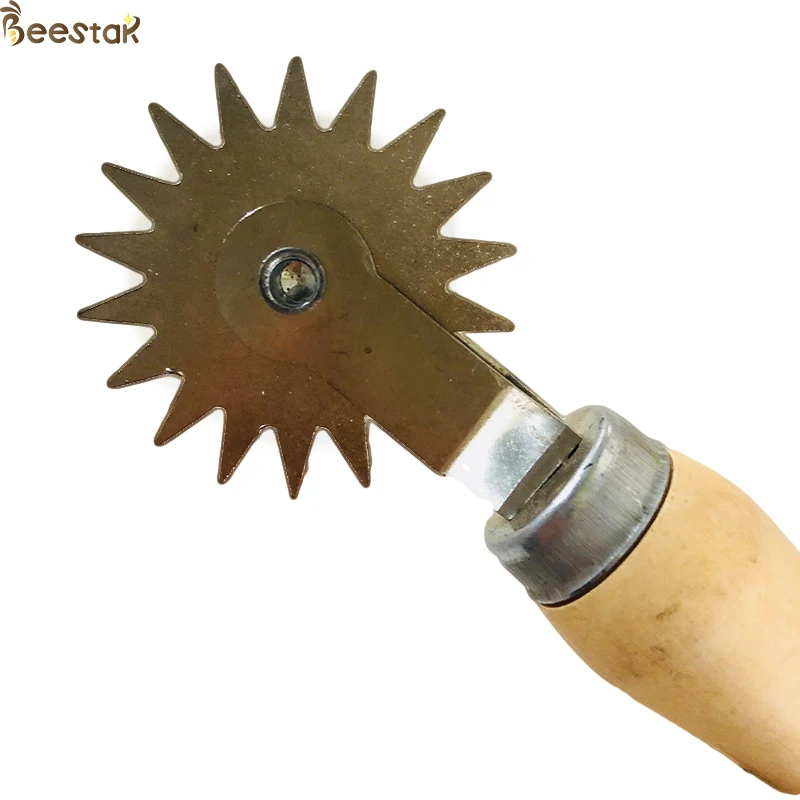 Beekeeping Tool wooden handle Frame Manual Wheel Type Wire Embedder for beekeeping